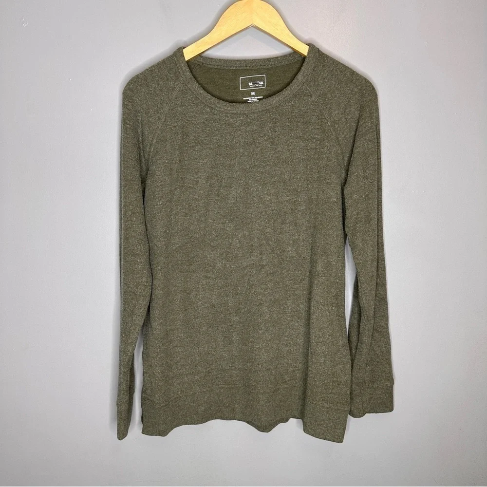 Sonoma Olive Green Pull over Crewneck sweatshirt